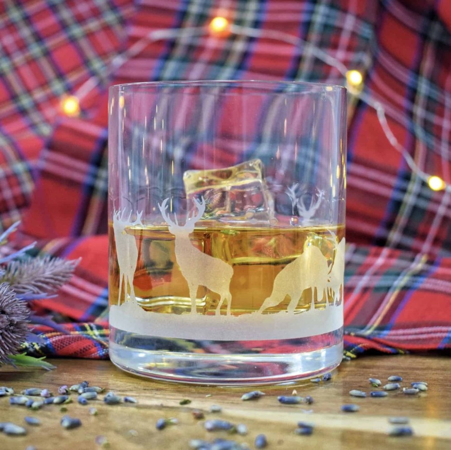 Glassware Glencairn Crystal | Stag Skyline Whisky Tumbler