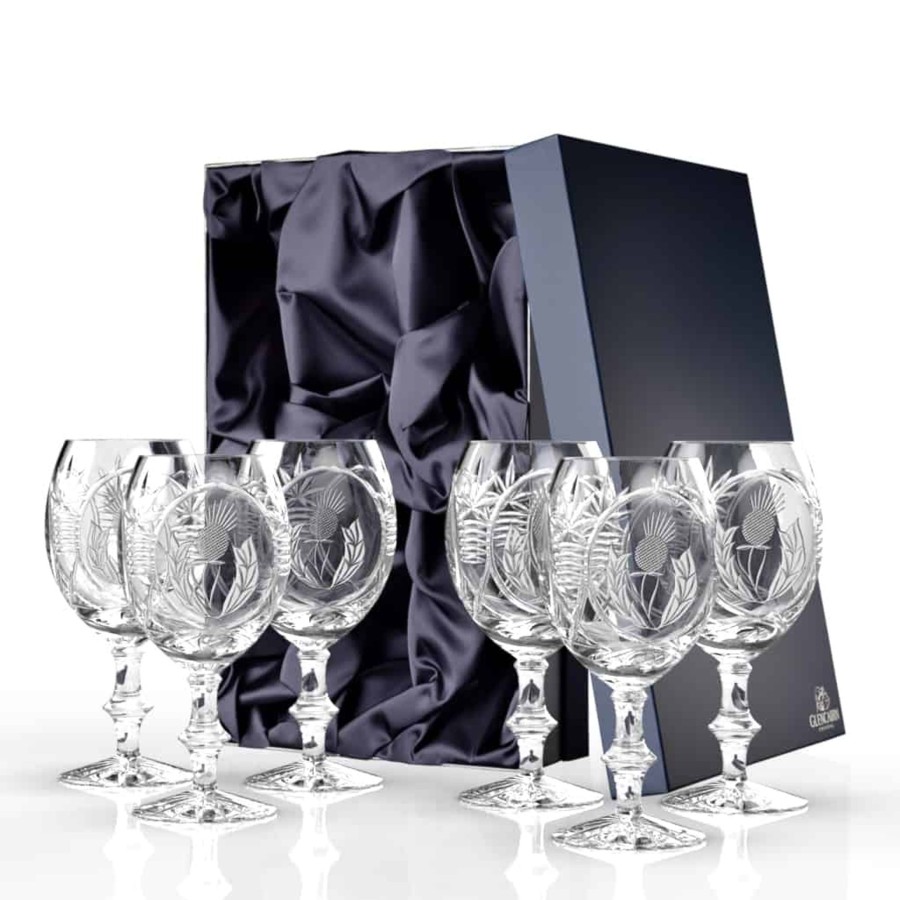 Glassware Glencairn Crystal | Bothwell Thistle Wine Gift Set Of 6