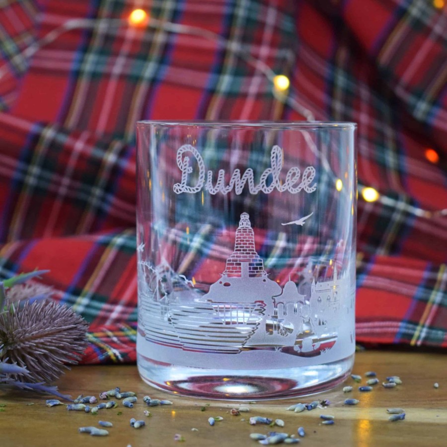 Glassware Glencairn Crystal | Dundee Skyline Whisky Tumbler