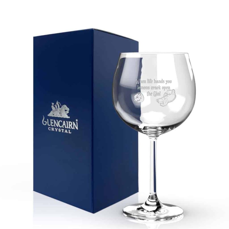 Glassware Glencairn Crystal | Jura Gin Goblet - When Life Hands You Lemons