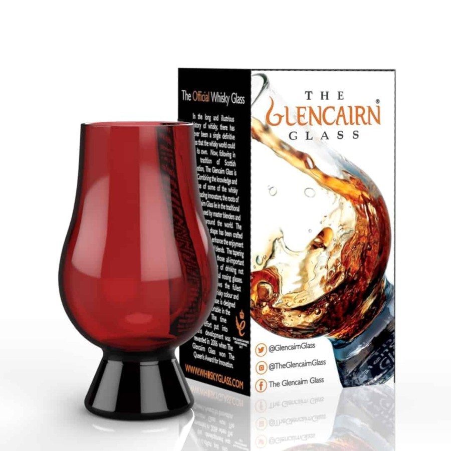 Glassware Glencairn Crystal | Red Glencairn Glass