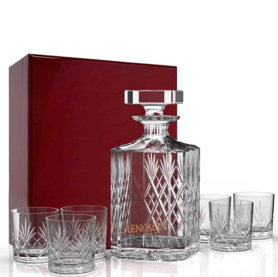 Glassware Glencairn Crystal | Skye Deluxe Whisky Decanter Gift Set