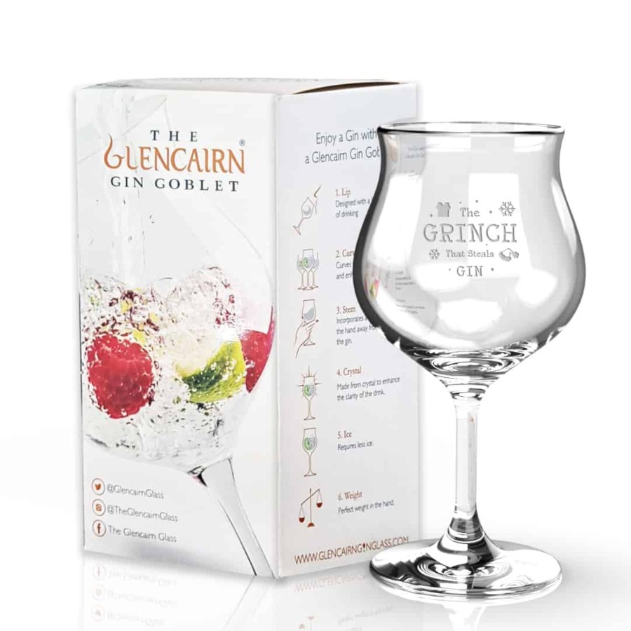 Glassware Glencairn Crystal | Glencairn Goblet - The Grinch That Steals Gin