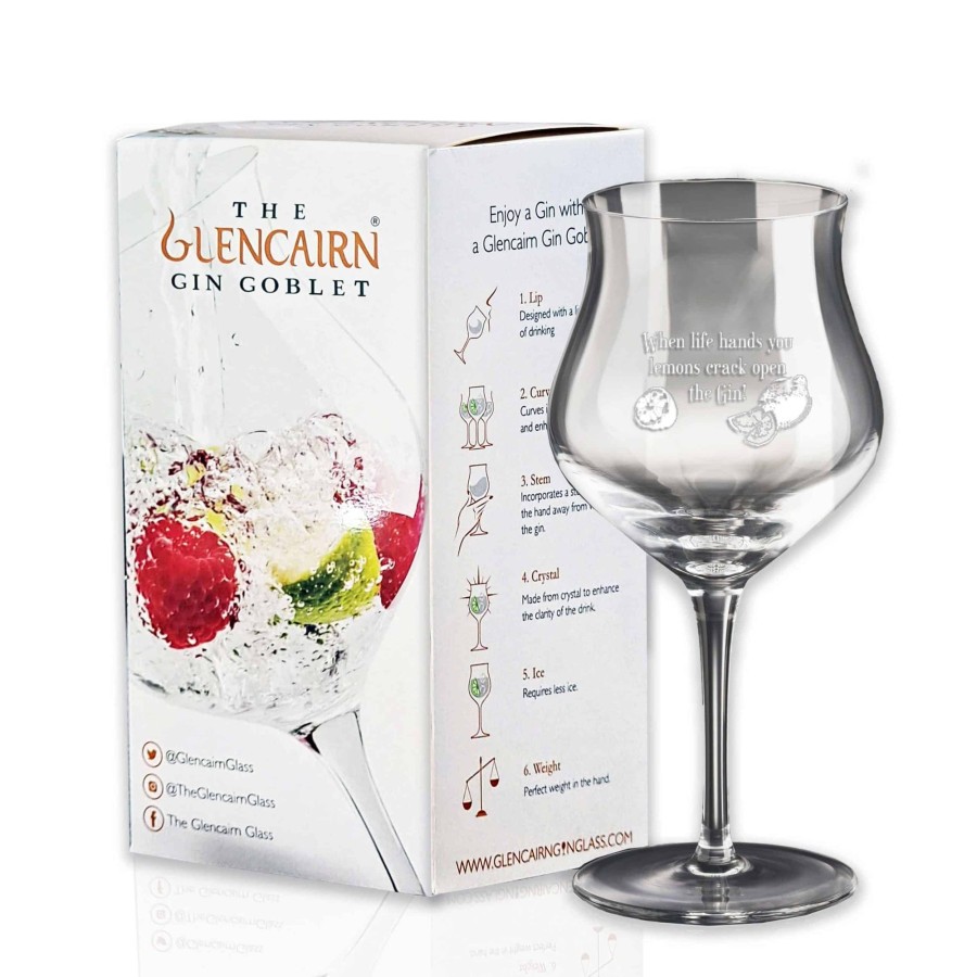 Glassware Glencairn Crystal | Glencairn Gin Goblet - When Life Hands You Lemons