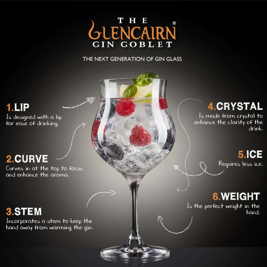 Glassware Glencairn Crystal | Glencairn Gin Goblet - When Life Hands You Lemons