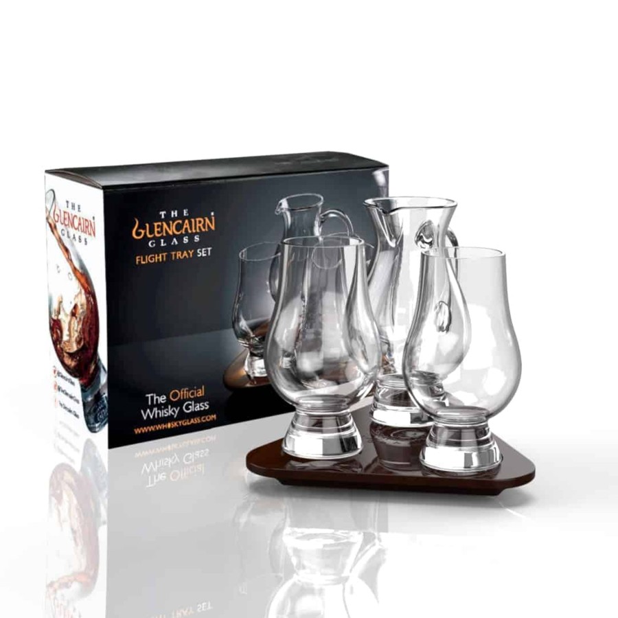 Glassware Glencairn Crystal | Glencairn Flight Tray Set