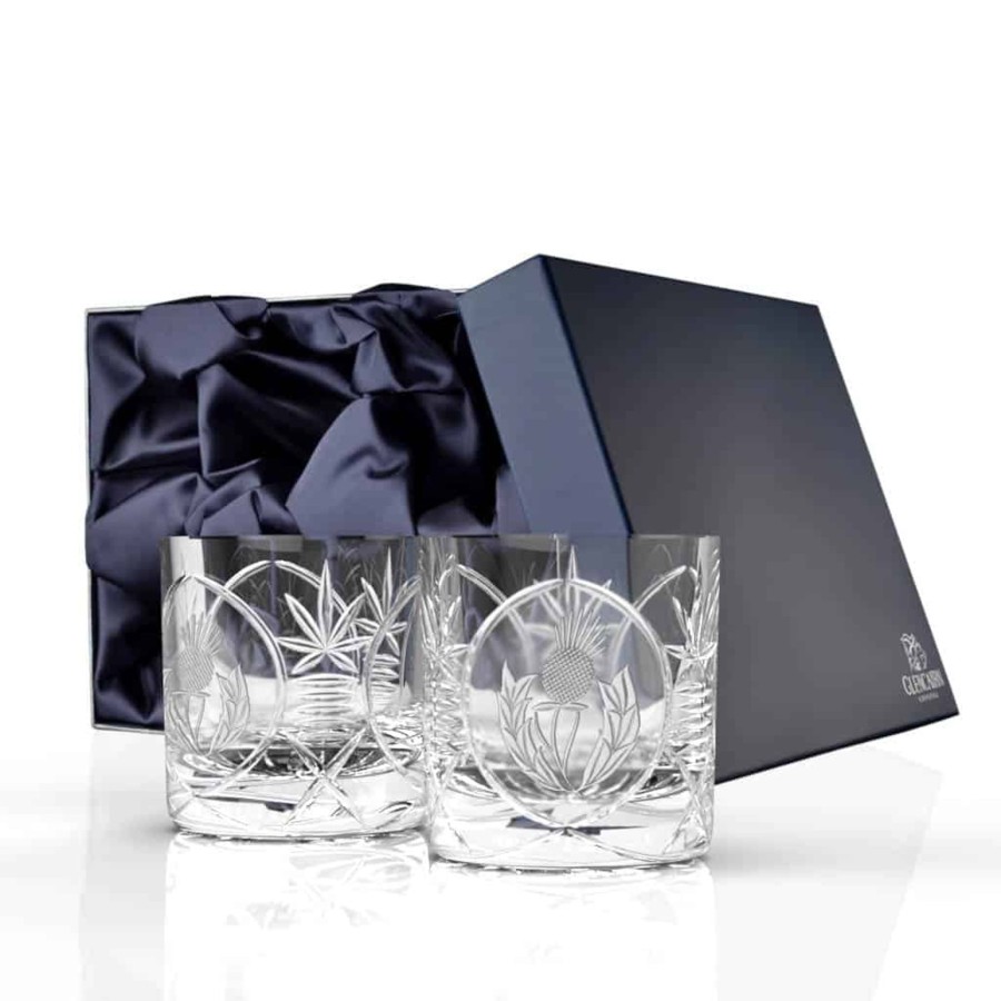 Glassware Glencairn Crystal | Bothwell Thistle Whisky Gift Set Of 2