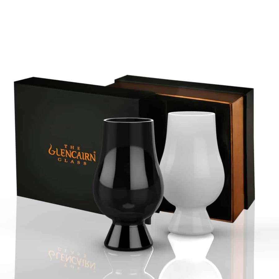 Glassware Glencairn Crystal | White And Black Glencairn Set Of 2