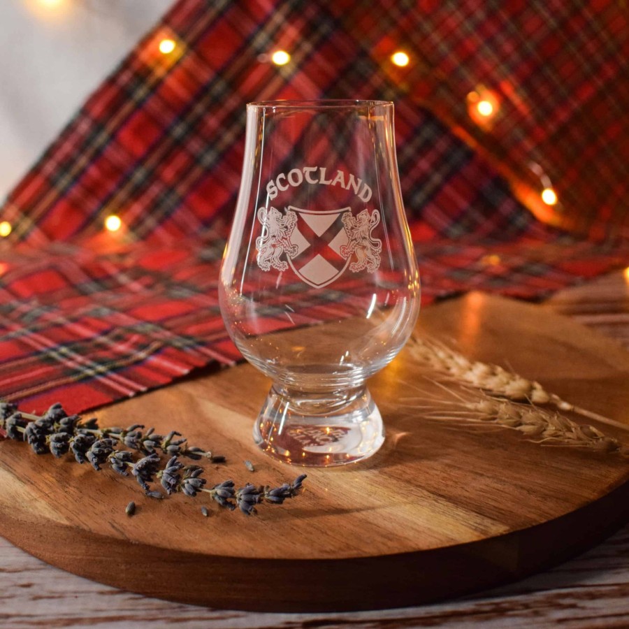 Glassware Glencairn Crystal | Glencairn Glass - Saltire And Lion