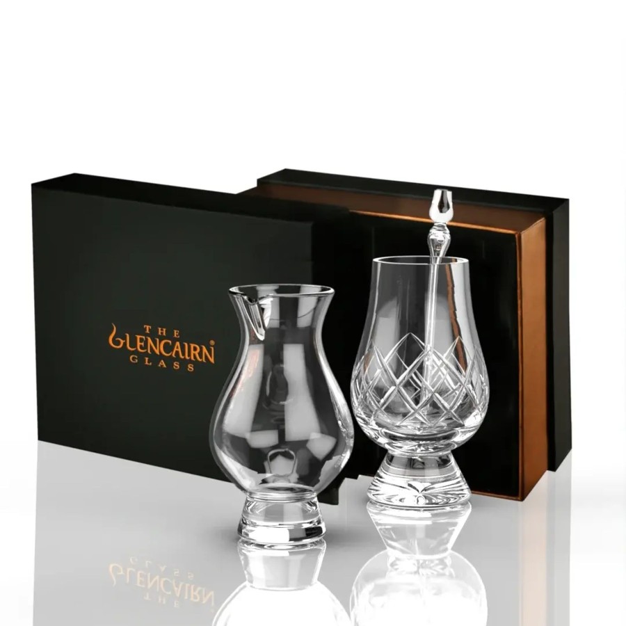 Glassware Glencairn Crystal | Premium Glencairn Glass And Water Trio