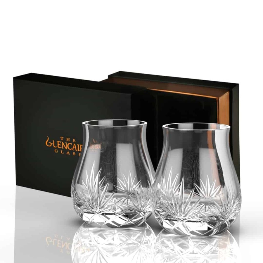 Glassware Glencairn Crystal | Cut Glencairn Mixer Gift Set Of 2