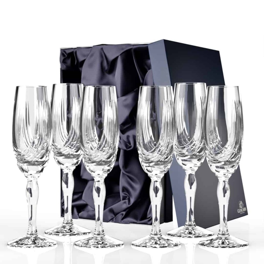 Glassware Glencairn Crystal | Montrose Champagne Gift Set Of 6